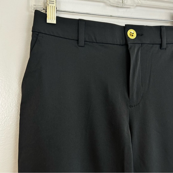 NWT Lilly Pulitzer Black Noir Travel Trousers/Pants Straight Leg UPF 50 Size 0 - Picture 3 of 10